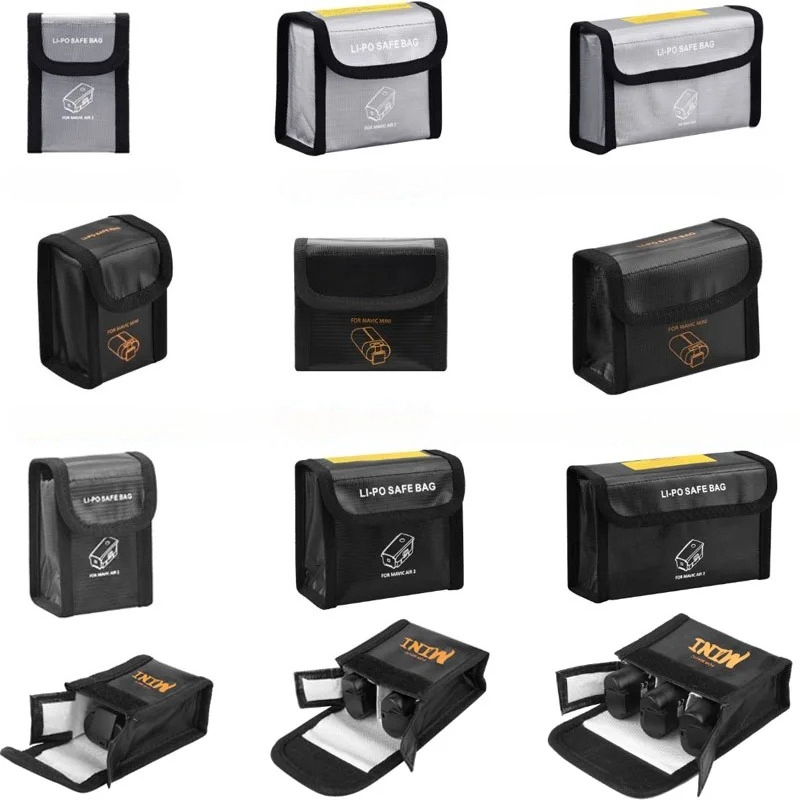 Drone Battery Bag - حقيبة أمان محمولة لبطارية Lipo ،