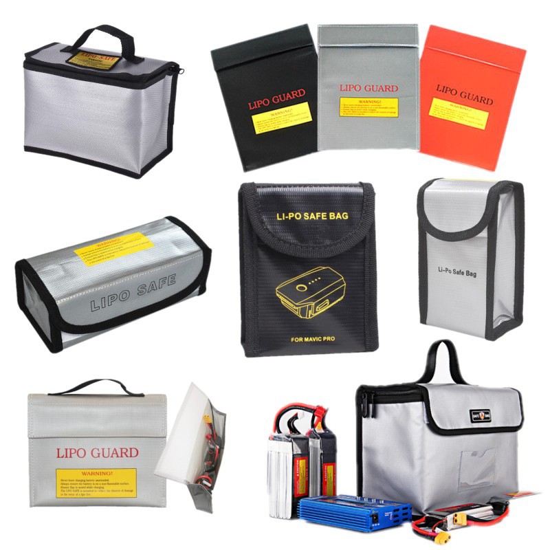 Drone Battery Bag - حقيبة أمان لبطارية الليثيوم مقاومة للحريق،