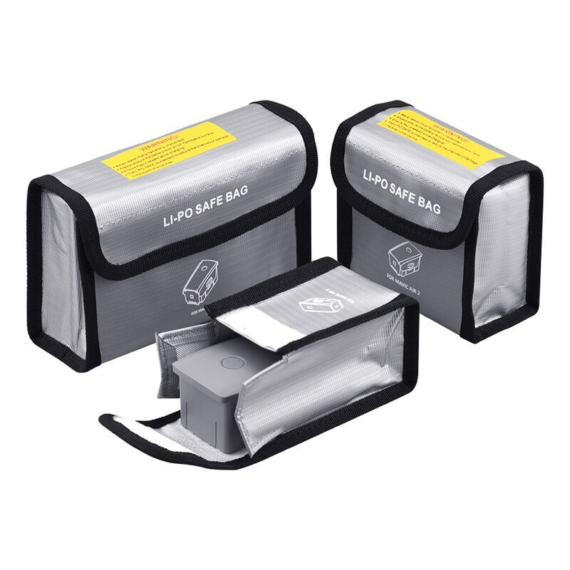 حقيبة أمان محمولة لبطارية Lipo - مراجعة Drone Battery Bag وسعره