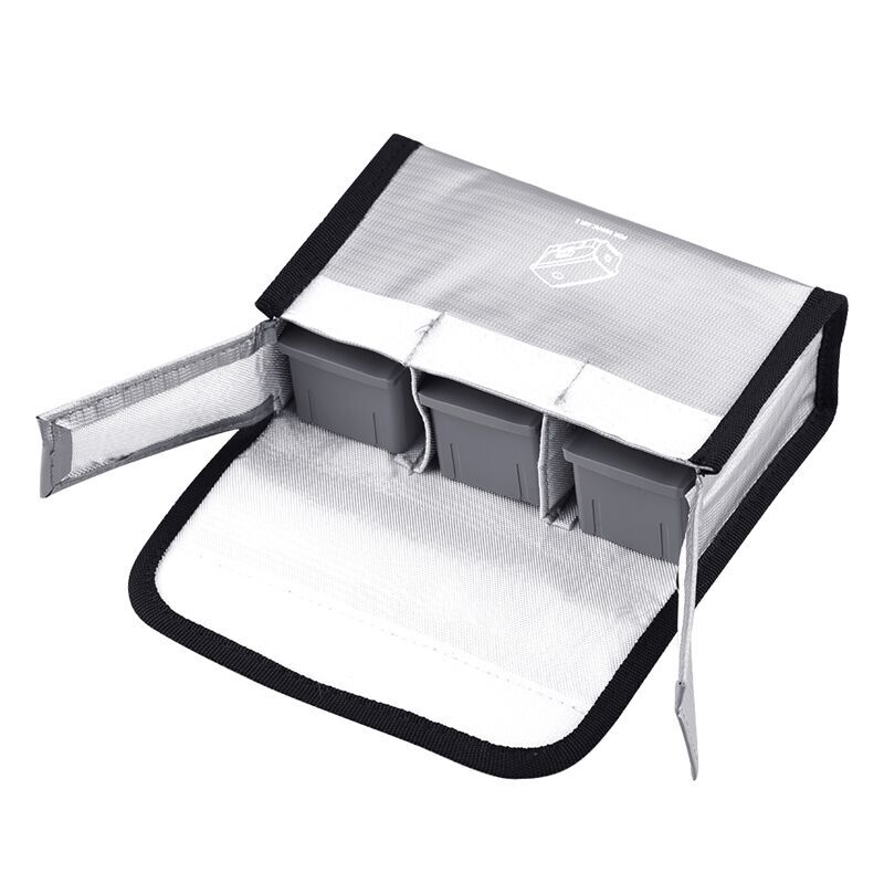 حقيبة أمان محمولة لبطارية Lipo - مراجعة Drone Battery Bag وسعره